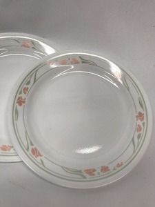 Corelle Salad Plates Peach Garland Set of 2